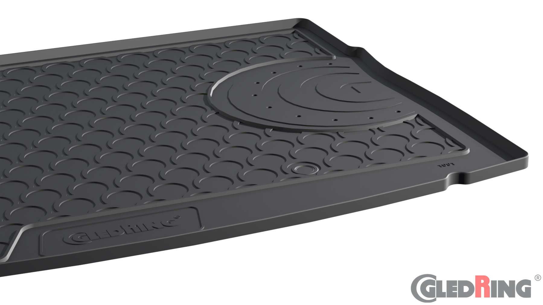 Original Gledring Premium Gummi Kofferraummatte - VOLKSWAGEN Golf VII HB (Oberer Boden) 2012-2020